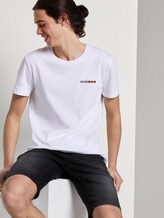 T-Shirt mit Logo-Print - Männer - White T-Shirt mit Logo-Print - Männer - White - 5 - TOM TAILOR Denim