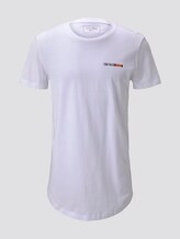 T-Shirt mit Logo-Print - Männer - White T-Shirt mit Logo-Print - Männer - White - 7 - TOM TAILOR Denim