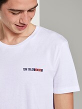 T-Shirt mit Logo-Print - Männer - White T-Shirt mit Logo-Print - Männer - White - 9 - TOM TAILOR Denim