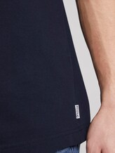 Polo shirt with a short collar and small embroidery - Men - Sky Captain Blue Polo shirt with a short collar and small embroidery - Men - Sky Captain Blue - 10 - TOM TAILOR Denim