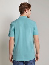 Poloshirt mit kurzem Kragen und kleiner Stickerei - Männer - soft sky blue Poloshirt mit kurzem Kragen und kleiner Stickerei - Männer - soft sky blue - 2 - TOM TAILOR Denim