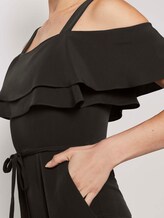Schulterfreier Carmen-Jumpsuit mit weitem Bein - Frauen - Deep Black Schulterfreier Carmen-Jumpsuit mit weitem Bein - Frauen - Deep Black - 9 - TOM TAILOR