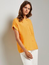 shirt blouse in a loose fit - Women - Golden Corn shirt blouse in a loose fit - Women - Golden Corn - 5 - Mine to five
