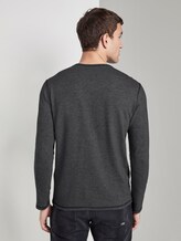 Langarmshirt im Henley-Stil - Männer - navy zig zag stripe Langarmshirt im Henley-Stil - Männer - navy zig zag stripe - 2 - TOM TAILOR
