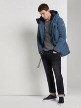 Langarmshirt im Henley-Stil - Männer - navy zig zag stripe Langarmshirt im Henley-Stil - Männer - navy zig zag stripe - 3 - TOM TAILOR