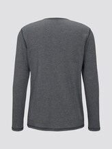 Langarmshirt im Henley-Stil - Männer - navy zig zag stripe Langarmshirt im Henley-Stil - Männer - navy zig zag stripe - 8 - TOM TAILOR