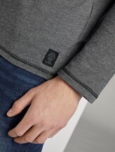 Langarmshirt im Henley-Stil - Männer - black zig zag stripe Langarmshirt im Henley-Stil - Männer - black zig zag stripe - 10 - TOM TAILOR