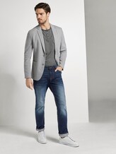 Langarmshirt im Henley-Stil - Männer - black zig zag stripe Langarmshirt im Henley-Stil - Männer - black zig zag stripe - 3 - TOM TAILOR