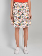 A-line skirt with pockets - Women - white watercolor flower design A-line skirt with pockets - Women - white watercolor flower design - 1 - TOM TAILOR