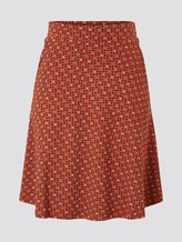 A-lijn rok met zakken - Vrouwen - brown geometric design A-lijn rok met zakken - Vrouwen - brown geometric design - 7 - TOM TAILOR