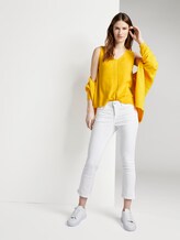 Strick-Top mit kurzen Seitenschlitzen - Frauen - deep golden yellow Strick-Top mit kurzen Seitenschlitzen - Frauen - deep golden yellow - 3 - TOM TAILOR