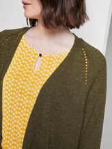Weiter Cardigan mit Fledermausärmeln - Frauen - Woodland Green Weiter Cardigan mit Fledermausärmeln - Frauen - Woodland Green - 9 - TOM TAILOR