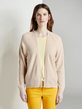 Weiter Cardigan mit Fledermausärmeln - Frauen - soft vanilla Weiter Cardigan mit Fledermausärmeln - Frauen - soft vanilla - 1 - TOM TAILOR
