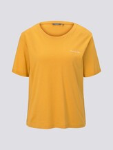 Lockeres T-Shirt mit kleiner Stickerei - Frauen - Golden Corn Lockeres T-Shirt mit kleiner Stickerei - Frauen - Golden Corn - 7 - Mine to five