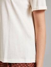 Lockeres T-Shirt mit kleiner Stickerei - Frauen - white horse Lockeres T-Shirt mit kleiner Stickerei - Frauen - white horse - 10 - Mine to five