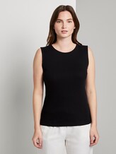 Top in Ripp-Optik - Frauen - Deep Black Top in Ripp-Optik - Frauen - Deep Black - 1 - Mine to five