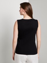 Top in Ripp-Optik - Frauen - Deep Black Top in Ripp-Optik - Frauen - Deep Black - 2 - Mine to five