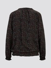 Gemusterte Carmen-Bluse - Frauen - black leaf allover print Gemusterte Carmen-Bluse - Frauen - black leaf allover print - 8 - TOM TAILOR
