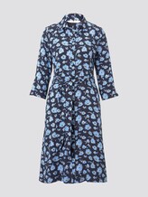 Geblümtes Hemdkleid mit Gürtel - Frauen - navy flower design Geblümtes Hemdkleid mit Gürtel - Frauen - navy flower design - 7 - TOM TAILOR
