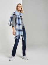 Bluse mit Hahnentritt - Frauen - navy ecru houndstooth design Bluse mit Hahnentritt - Frauen - navy ecru houndstooth design - 3 - TOM TAILOR
