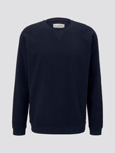 Strukturiertes Sweatshirt - Männer - Sky Captain Blue Strukturiertes Sweatshirt - Männer - Sky Captain Blue - 7 - TOM TAILOR Denim