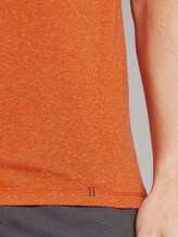Meliertes T-Shirt mit Print - Männer - orange grindle stripe Meliertes T-Shirt mit Print - Männer - orange grindle stripe - 10 - TOM TAILOR