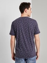 Mehrfarbiges T-Shirt mit Allover-Print - Männer - blue cactus design Mehrfarbiges T-Shirt mit Allover-Print - Männer - blue cactus design - 2 - TOM TAILOR