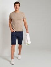 T-Shirt im Washed-Look - Männer - Silver Ecru T-Shirt im Washed-Look - Männer - Silver Ecru - 3 - TOM TAILOR