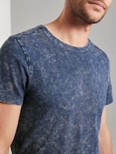 T-shirt in a washed look - Men - after dark blue T-shirt in a washed look - Men - after dark blue - 9 - TOM TAILOR