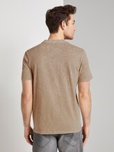 Henley-T-Shirt im Washed-Look - Männer - Silver Ecru Henley-T-Shirt im Washed-Look - Männer - Silver Ecru - 2 - TOM TAILOR