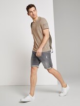Henley-T-Shirt im Washed-Look - Männer - Silver Ecru Henley-T-Shirt im Washed-Look - Männer - Silver Ecru - 3 - TOM TAILOR