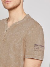 Henley-T-Shirt im Washed-Look - Männer - Silver Ecru Henley-T-Shirt im Washed-Look - Männer - Silver Ecru - 9 - TOM TAILOR