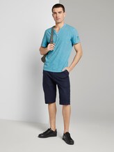 Henley-T-Shirt im Washed-Look - Männer - crystal sea blue Henley-T-Shirt im Washed-Look - Männer - crystal sea blue - 3 - TOM TAILOR