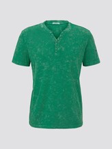 Henley-T-Shirt im Washed-Look - Männer - jolly green Henley-T-Shirt im Washed-Look - Männer - jolly green - 7 - TOM TAILOR