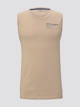 Tanktop mit Logo-Print - Männer - Silver Ecru Tanktop mit Logo-Print - Männer - Silver Ecru - 7 - TOM TAILOR