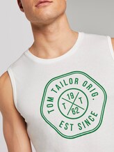 Tanktop mit Logo-Print - Männer - Coconut Cream Tanktop mit Logo-Print - Männer - Coconut Cream - 9 - TOM TAILOR