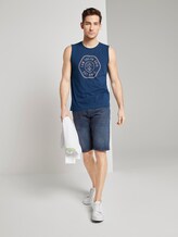 Tanktop mit Logo-Print - Männer - after dark blue Tanktop mit Logo-Print - Männer - after dark blue - 3 - TOM TAILOR