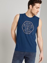 Tanktop mit Logo-Print - Männer - after dark blue Tanktop mit Logo-Print - Männer - after dark blue - 5 - TOM TAILOR