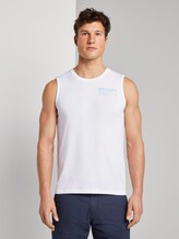 Tanktop mit Logo-Print - Männer - White Tanktop mit Logo-Print - Männer - White - 1 - TOM TAILOR