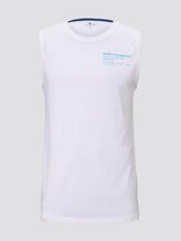 Tanktop mit Logo-Print - Männer - White Tanktop mit Logo-Print - Männer - White - 7 - TOM TAILOR