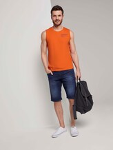 Tanktop mit Logo-Print - Männer - true orange Tanktop mit Logo-Print - Männer - true orange - 3 - TOM TAILOR