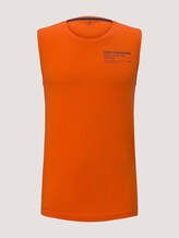 Tanktop mit Logo-Print - Männer - true orange Tanktop mit Logo-Print - Männer - true orange - 7 - TOM TAILOR