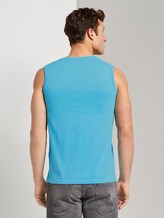 Tanktop mit Logo-Print - Männer - crystal sea blue Tanktop mit Logo-Print - Männer - crystal sea blue - 2 - TOM TAILOR