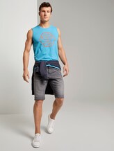 Tanktop mit Logo-Print - Männer - crystal sea blue Tanktop mit Logo-Print - Männer - crystal sea blue - 3 - TOM TAILOR