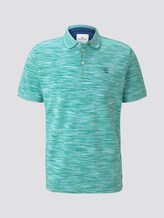 Meliertes Poloshirt mit kleiner Stickerei - Männer - green spacedye Meliertes Poloshirt mit kleiner Stickerei - Männer - green spacedye - 7 - TOM TAILOR