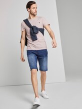 Structured T-shirt with a chest pocket - Men - sandy dot structure Structured T-shirt with a chest pocket - Men - sandy dot structure - 3 - TOM TAILOR