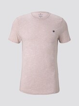 Structured T-shirt with a chest pocket - Men - sandy dot structure Structured T-shirt with a chest pocket - Men - sandy dot structure - 7 - TOM TAILOR