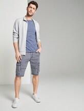 Strukturiertes T-Shirt mit Brusttasche - Männer - blue dot structure Strukturiertes T-Shirt mit Brusttasche - Männer - blue dot structure - 3 - TOM TAILOR