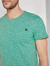 Strukturiertes T-Shirt mit Brusttasche - Männer - green dot structure Strukturiertes T-Shirt mit Brusttasche - Männer - green dot structure - 9 - TOM TAILOR