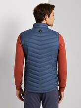 Lightweight Stepp-Weste - Männer - Dark Denim Blue Lightweight Stepp-Weste - Männer - Dark Denim Blue - 2 - TOM TAILOR